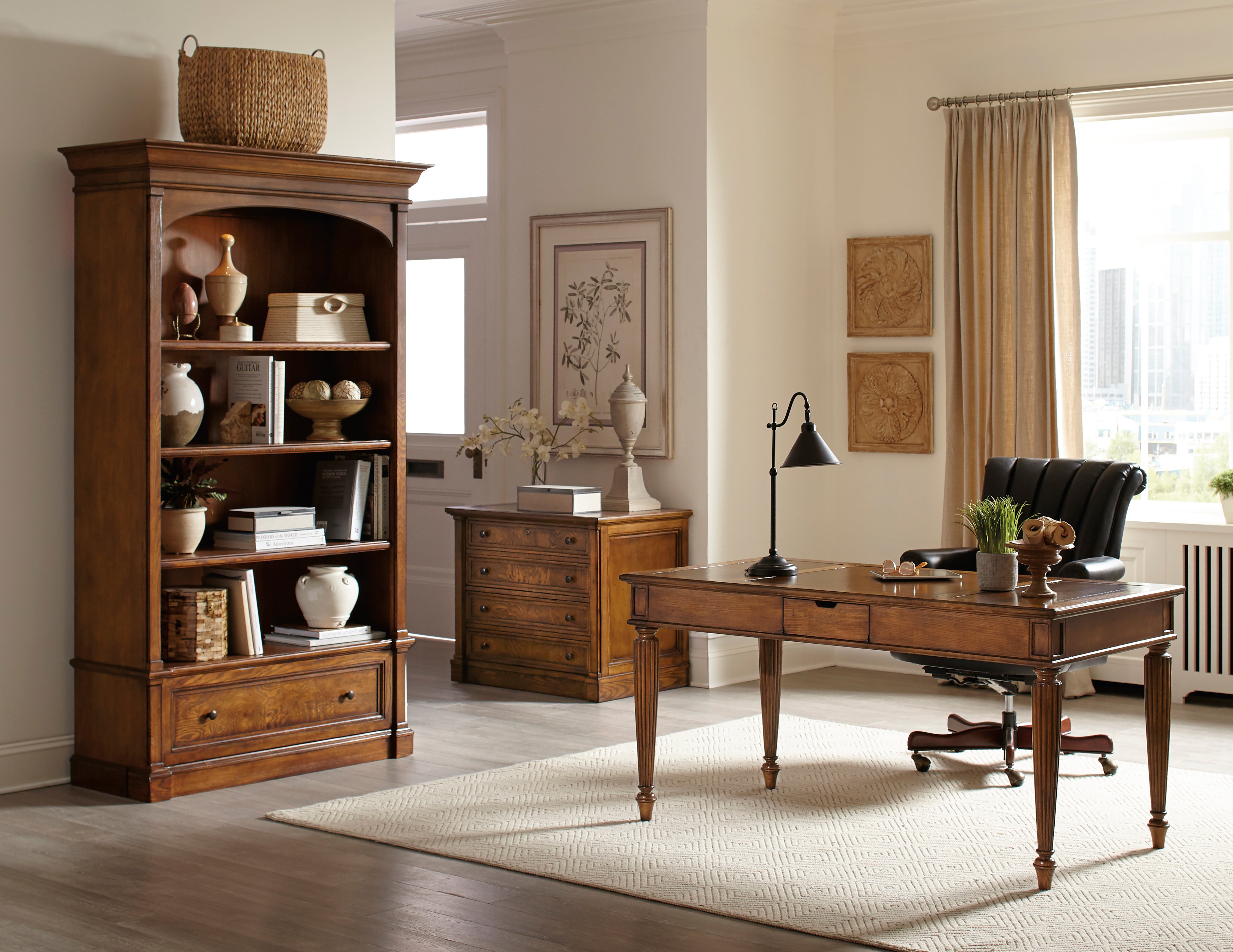 Urban Ash Burl Office