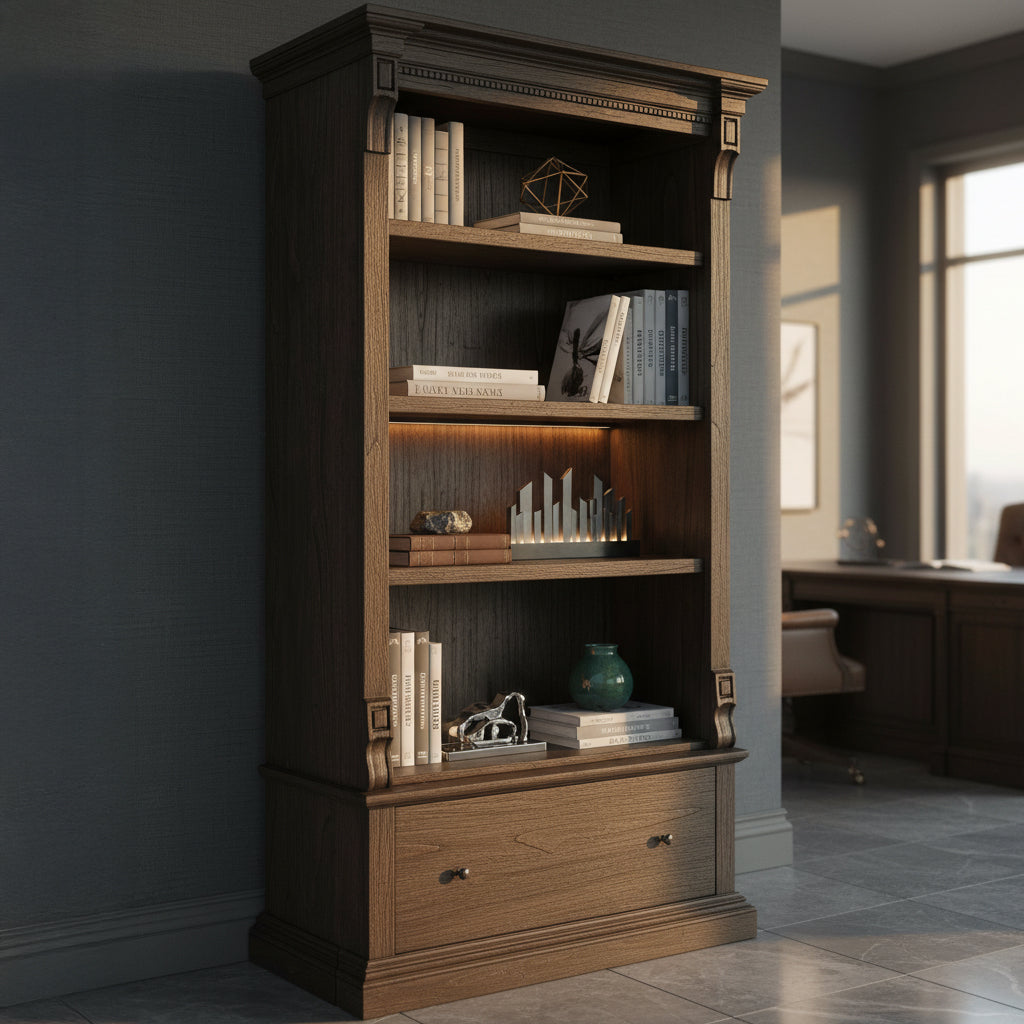 Wellington Estates Office Executive Center Bookcase