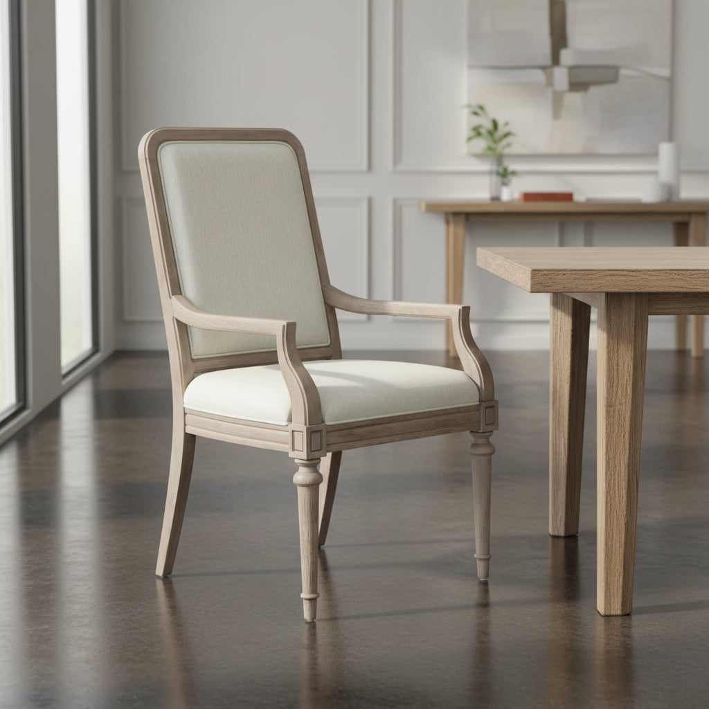 Wellington Estates Upholstered Dining Arm Chair