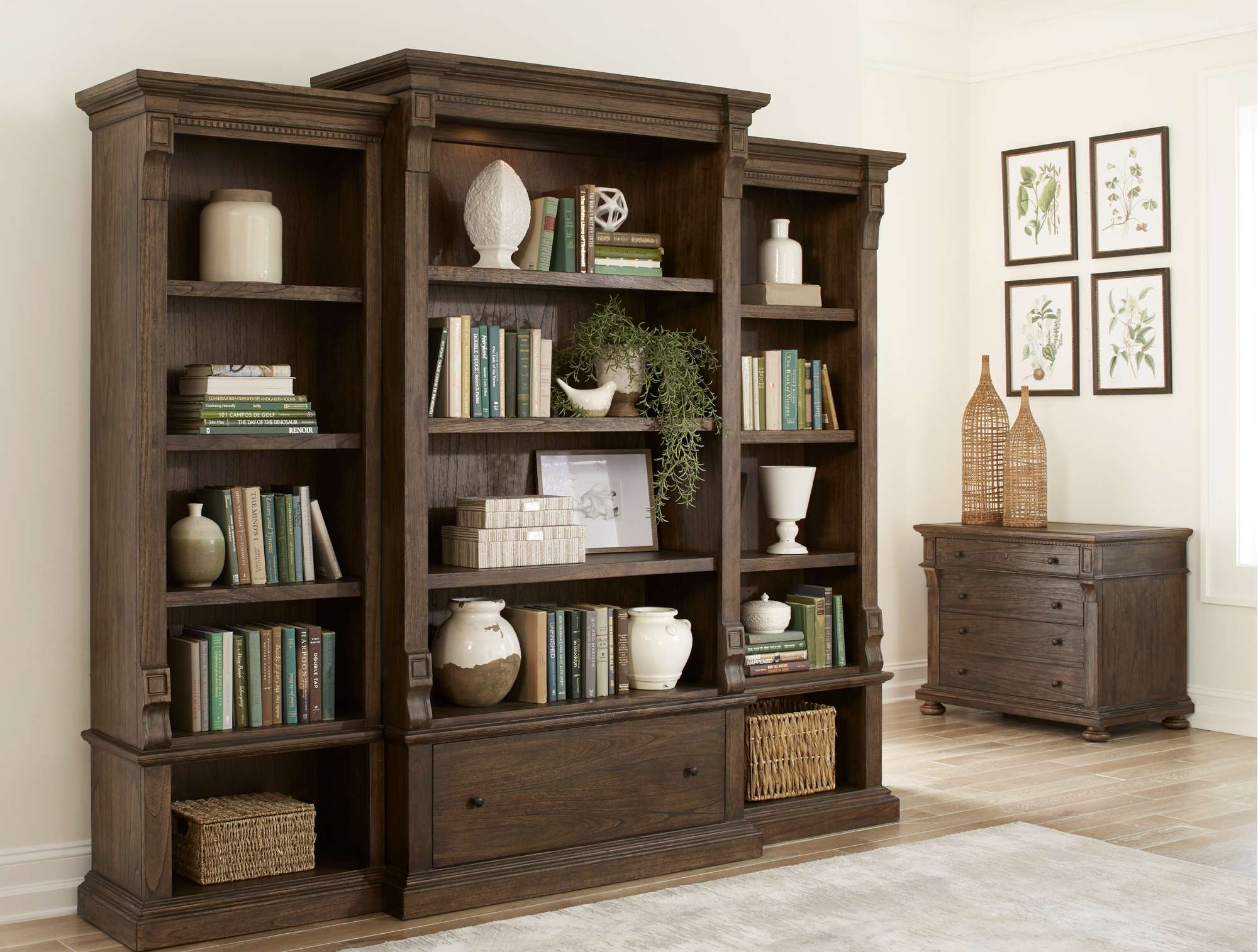 Wellington Estates Office Executive Center Bookcase