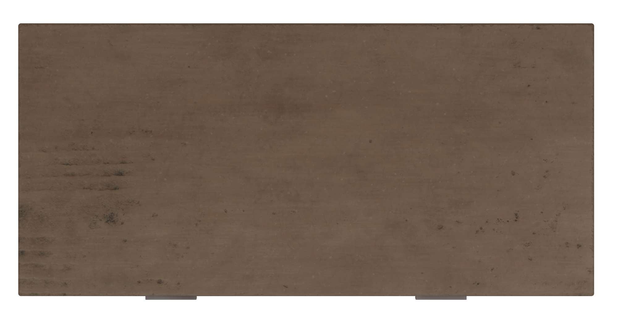 Organic Living Accent Chest with four drawers, flowing irregular reeded carving, and warm brown wood finish