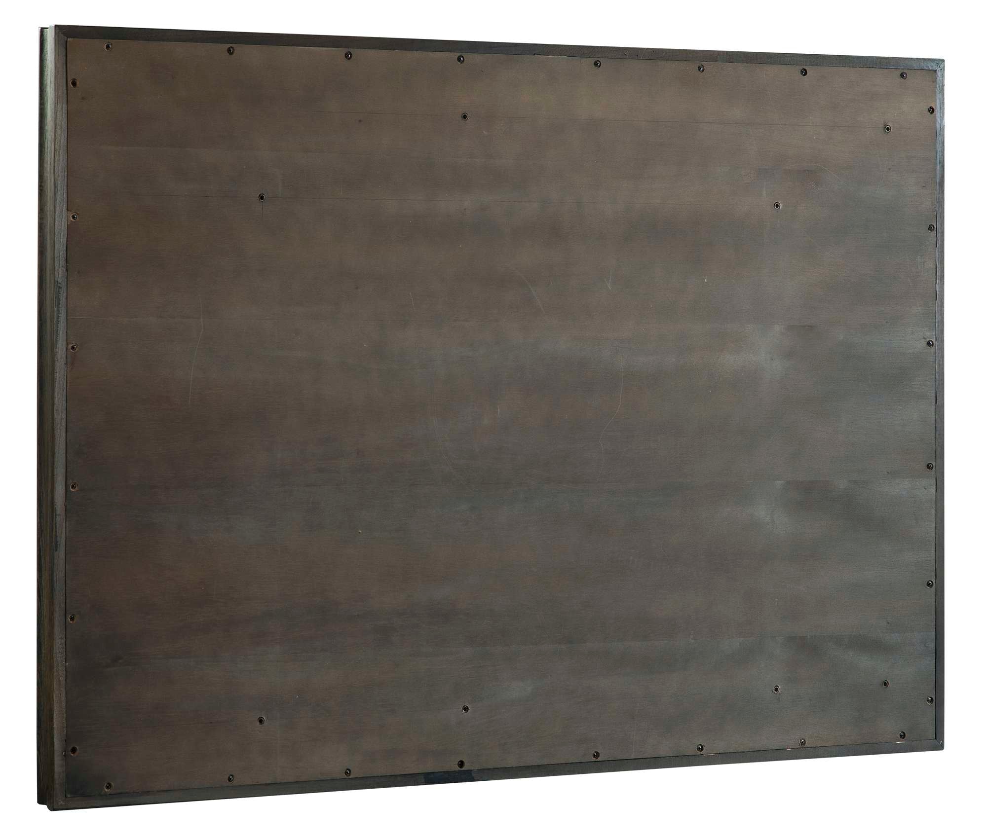 Linwood Mirror back panel in Linwood finish with mindi solid wood and veneer construction and deep set carved frame