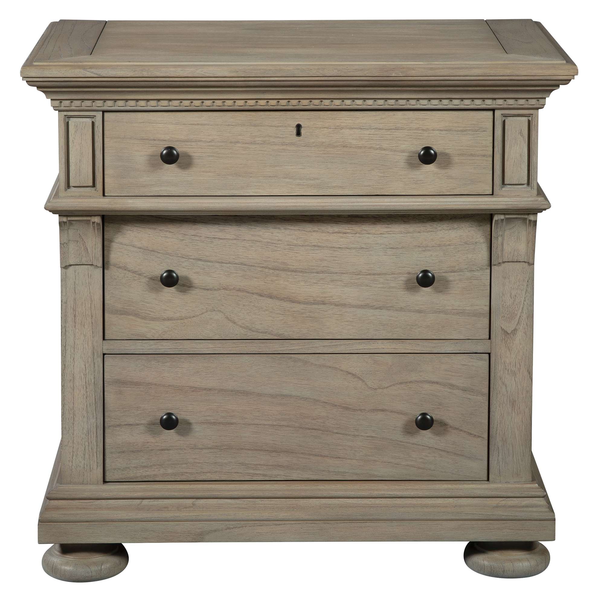 Wellington Estates Three Drawer Nightstand