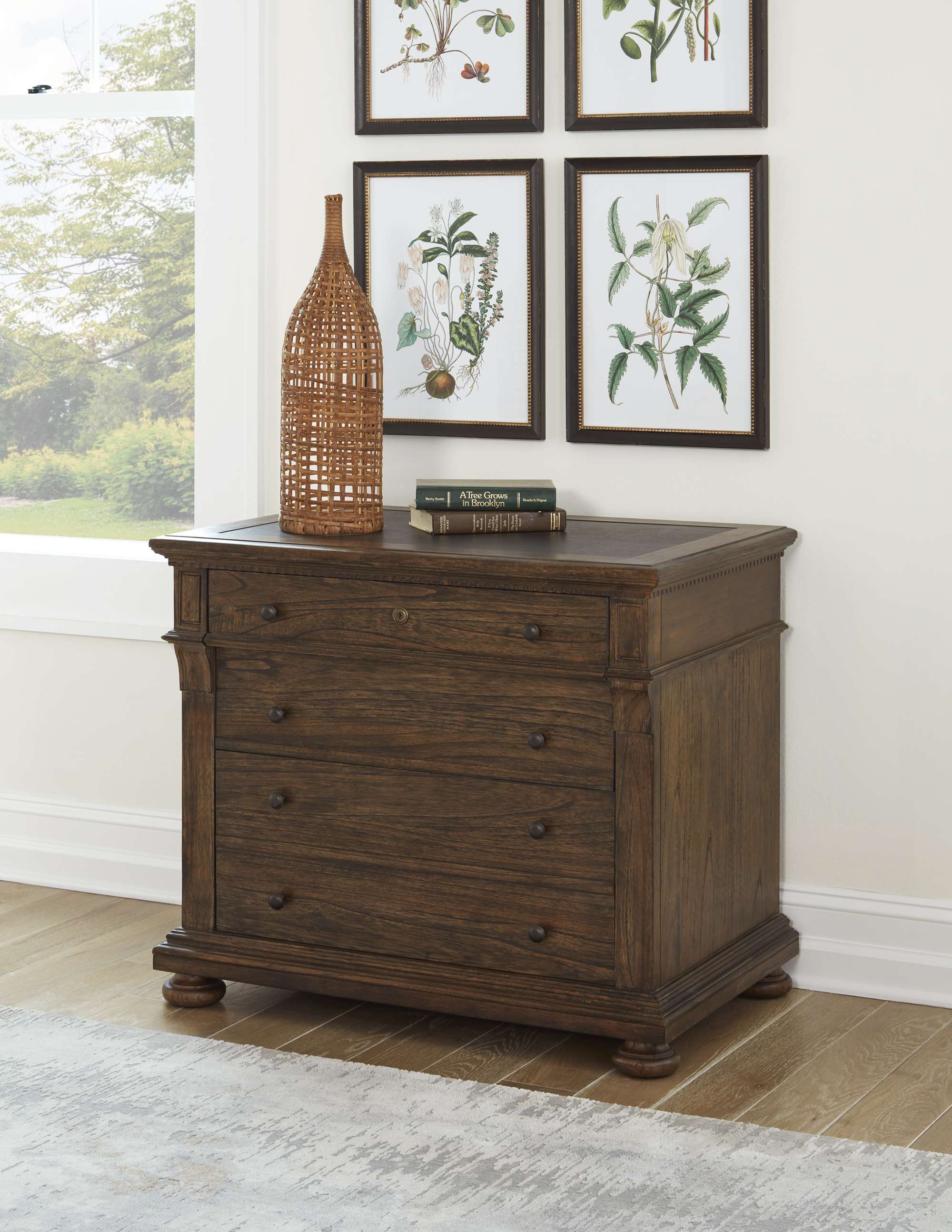 Wellington Estates Office Executive File Cabinet