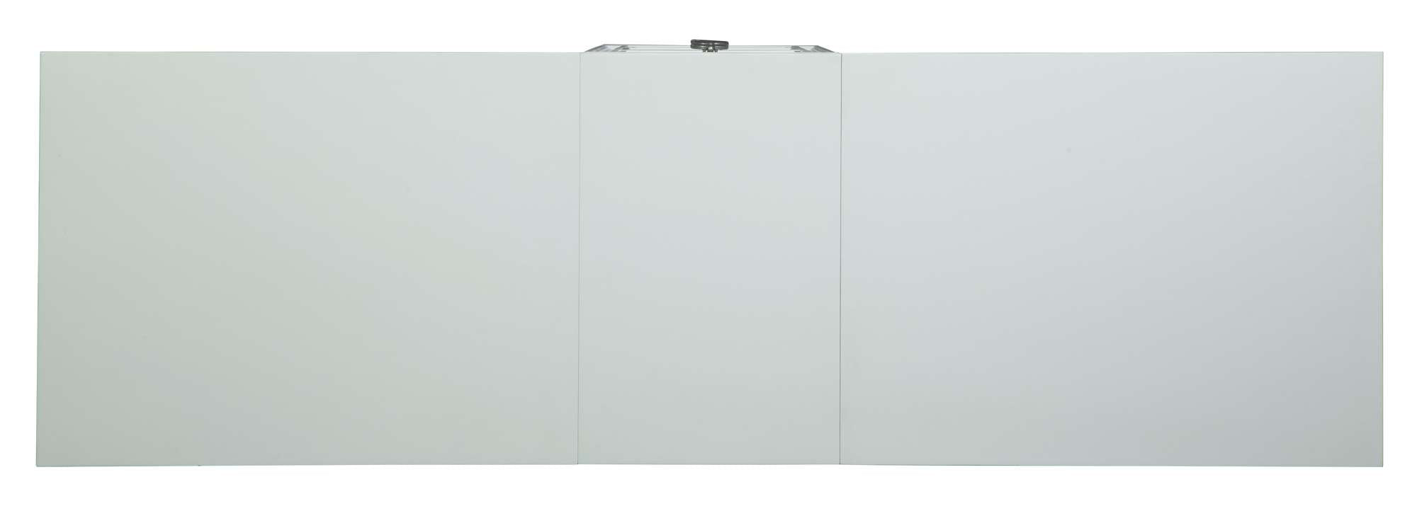 Hekman Drop Leaf Desk in white finish with foldable side panels for adjustable workspace and sleek minimalist design