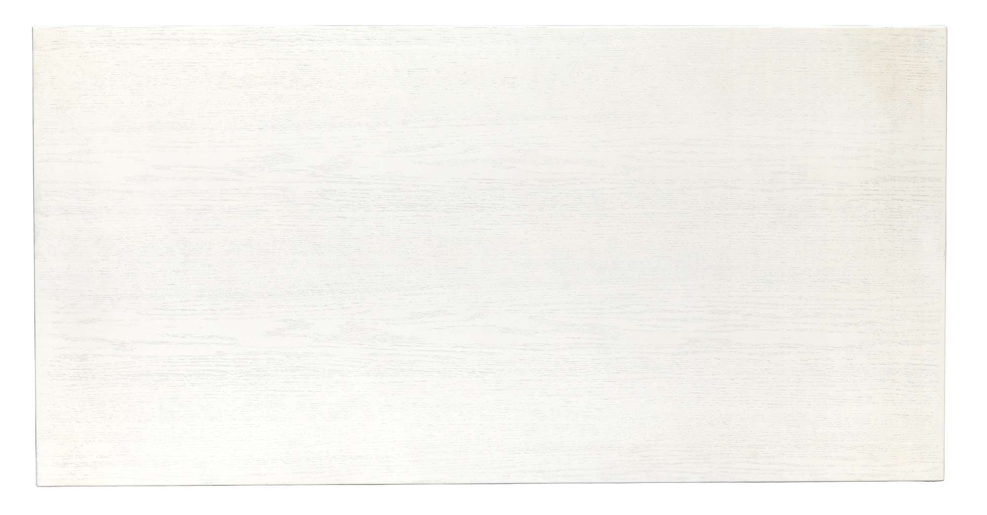 Custom adjustable height desk top with dentil molding edge detail in white finish