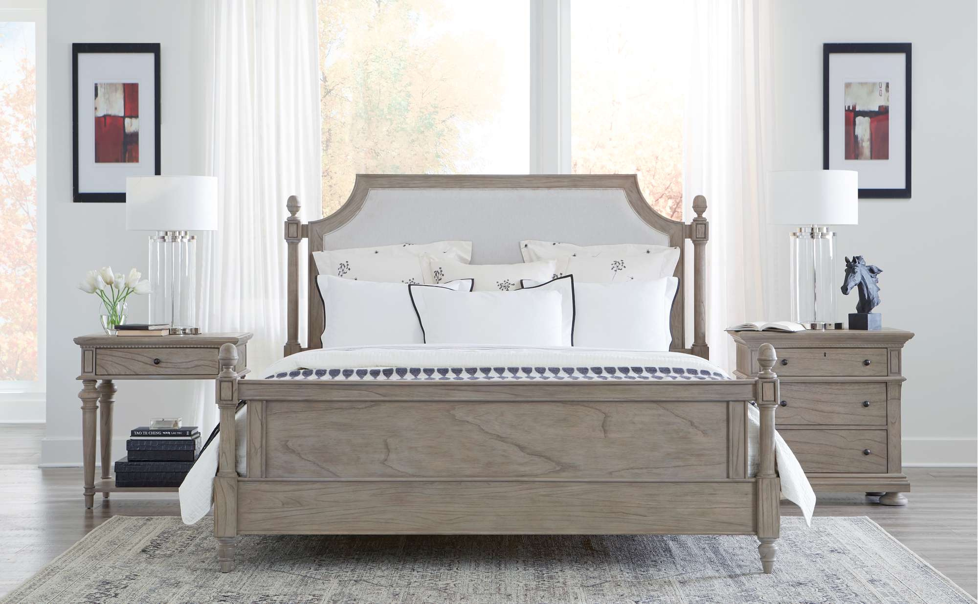 Wellington Estates Three Drawer Nightstand