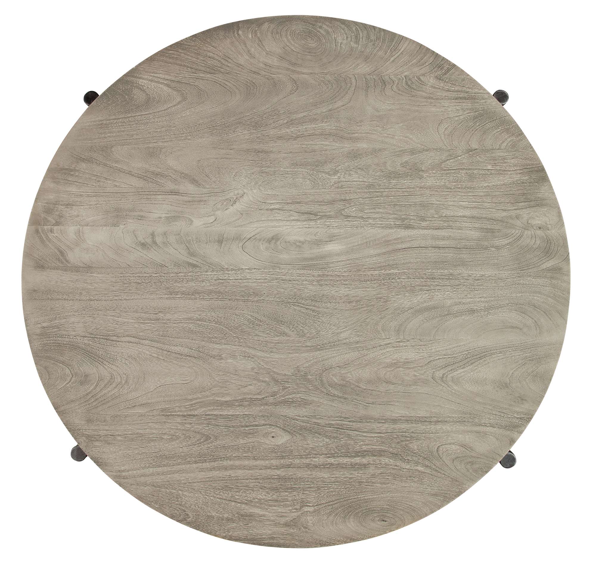 Bedford Park pub table with smooth gray wood grain top and sturdy legs, perfect for versatile home spaces and game rooms