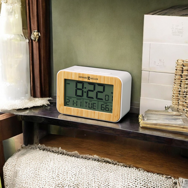 Bamboo Box Alarm Clock