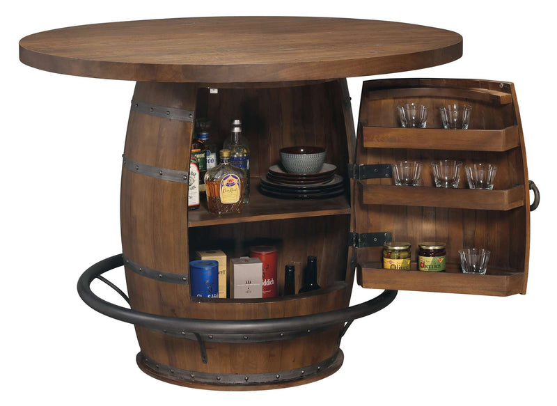 Whiskey Barrel Pub Table