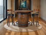 Whiskey Barrel Pub Table