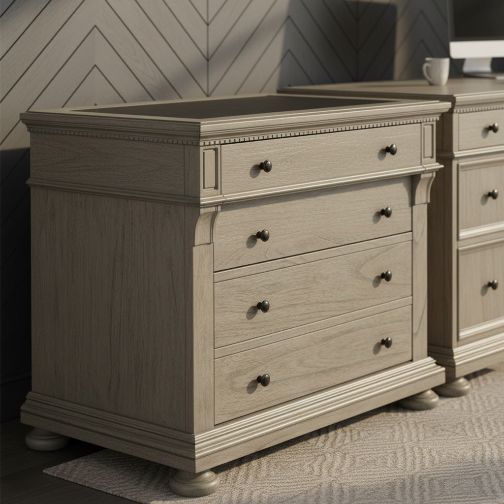 Wellington Estates Office Executive File Cabinet