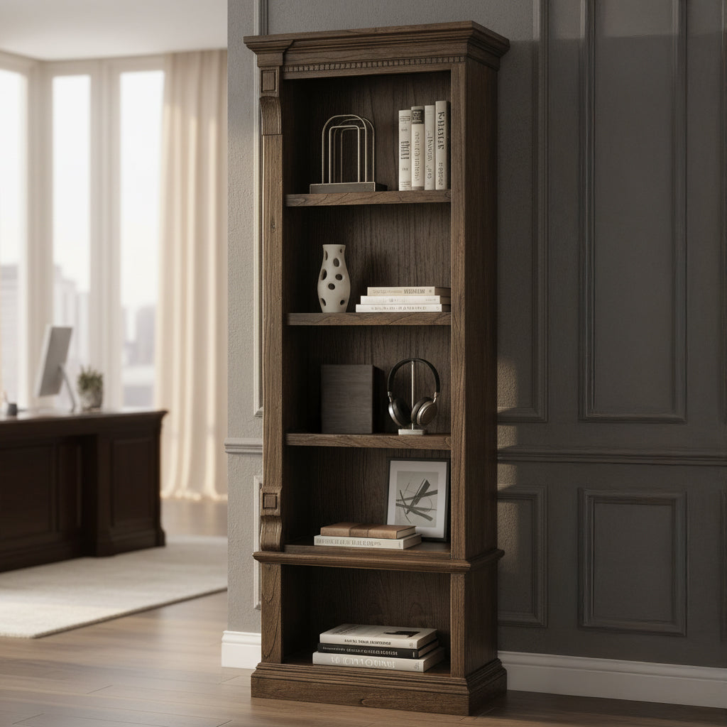 Wellington Estates Office Executive Left Bookcase