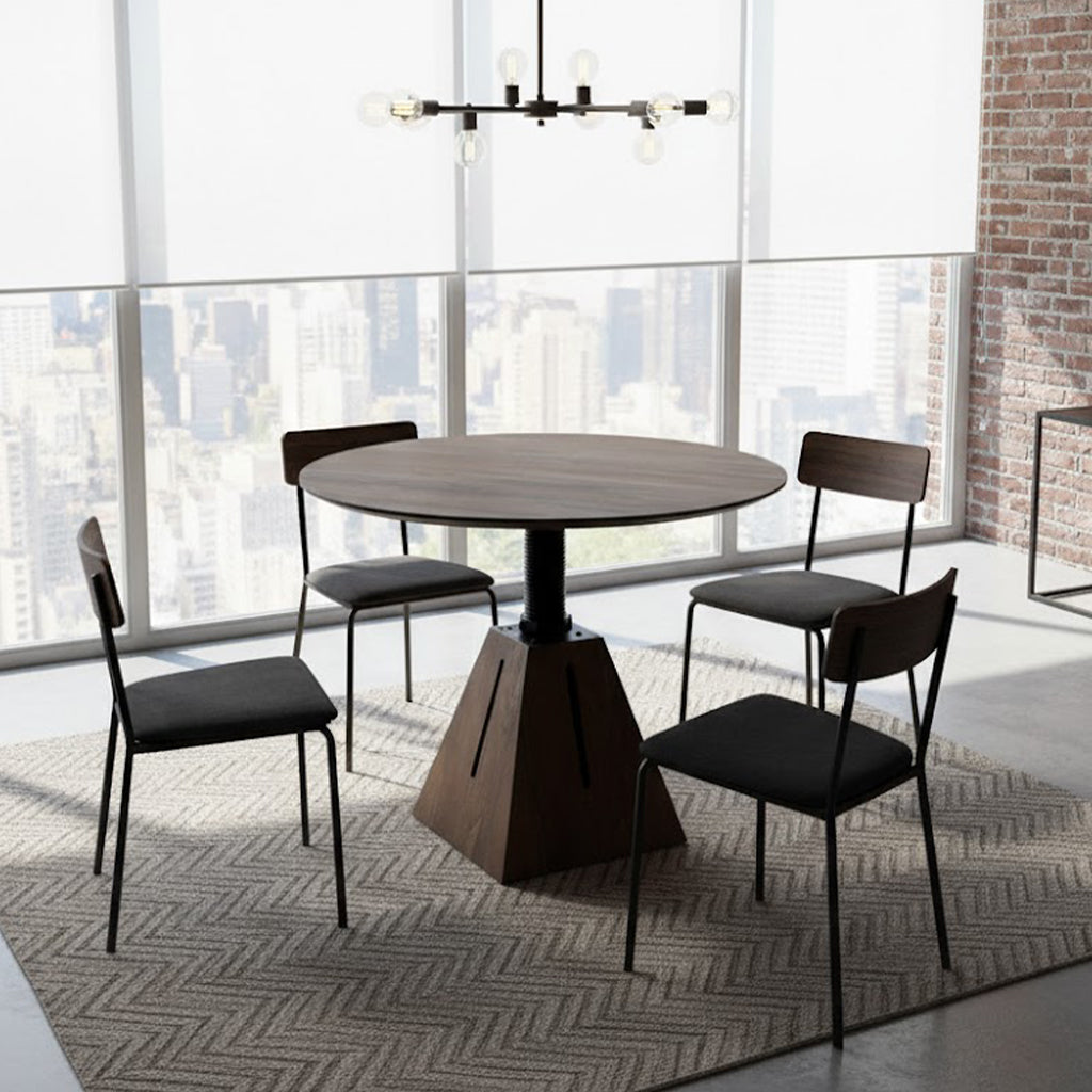 Adjustable Height Dining Table