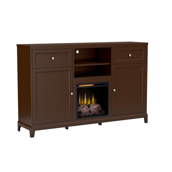 64" - 67" Extra Tall Fireplace Console