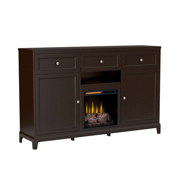 64" - 67" Extra Tall Fireplace Console