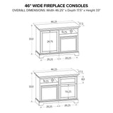 FP46F 46" Fireplace Console