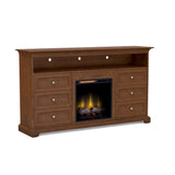 72" Wide / 41" Extra Tall Fireplace Console