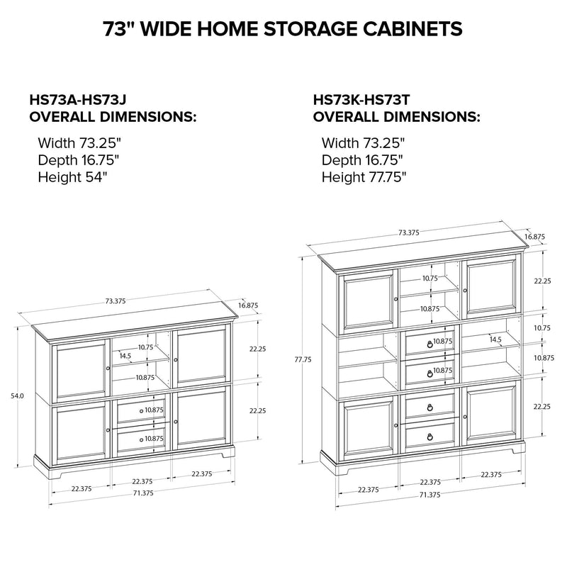 73" Storage Cabinet