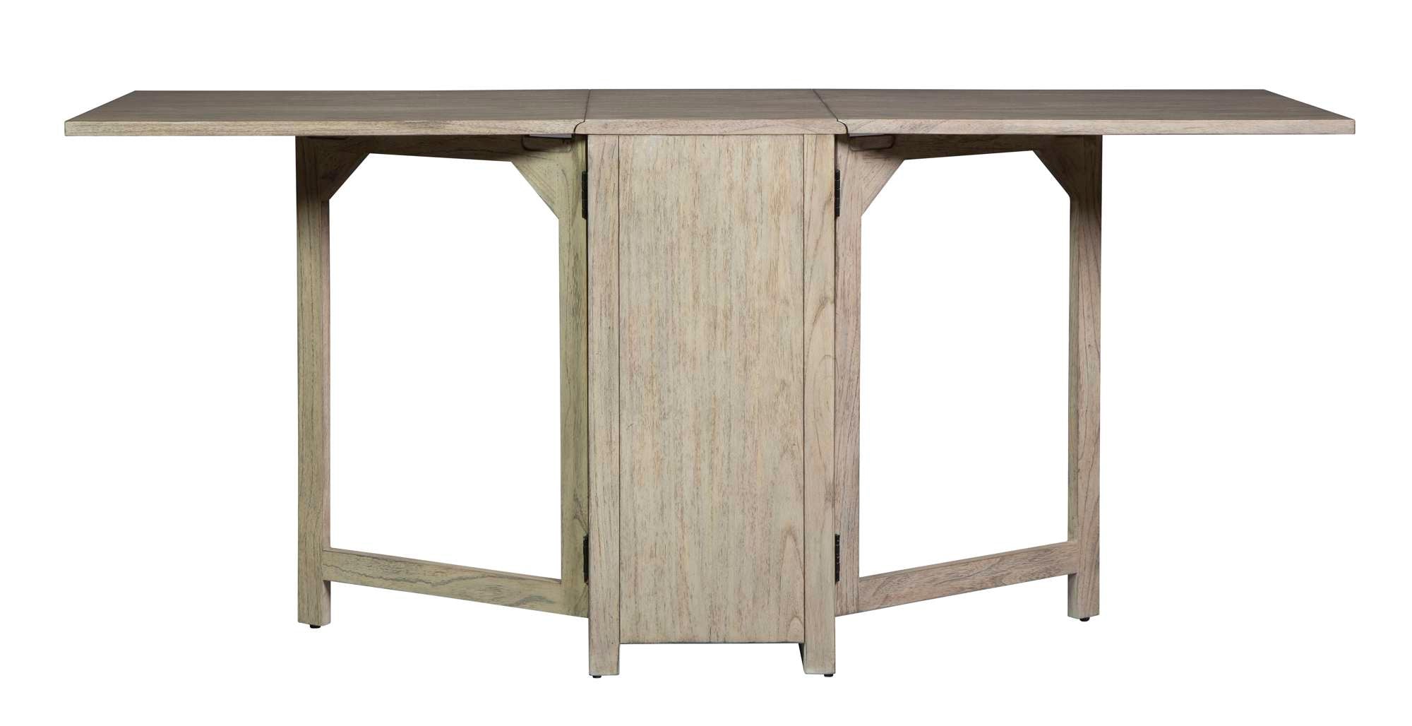 Drop Leaf Desk with light wood finish, extending tabletop, and sturdy folding legs for versatile workspace solutions