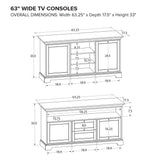 63" Custom Console