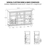 WS63A Custom Wine/Spirits Console