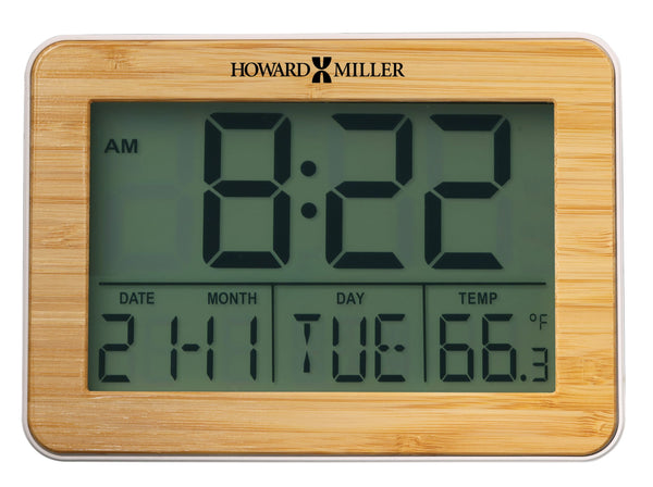 645845 Bamboo Frame Alarm Clock