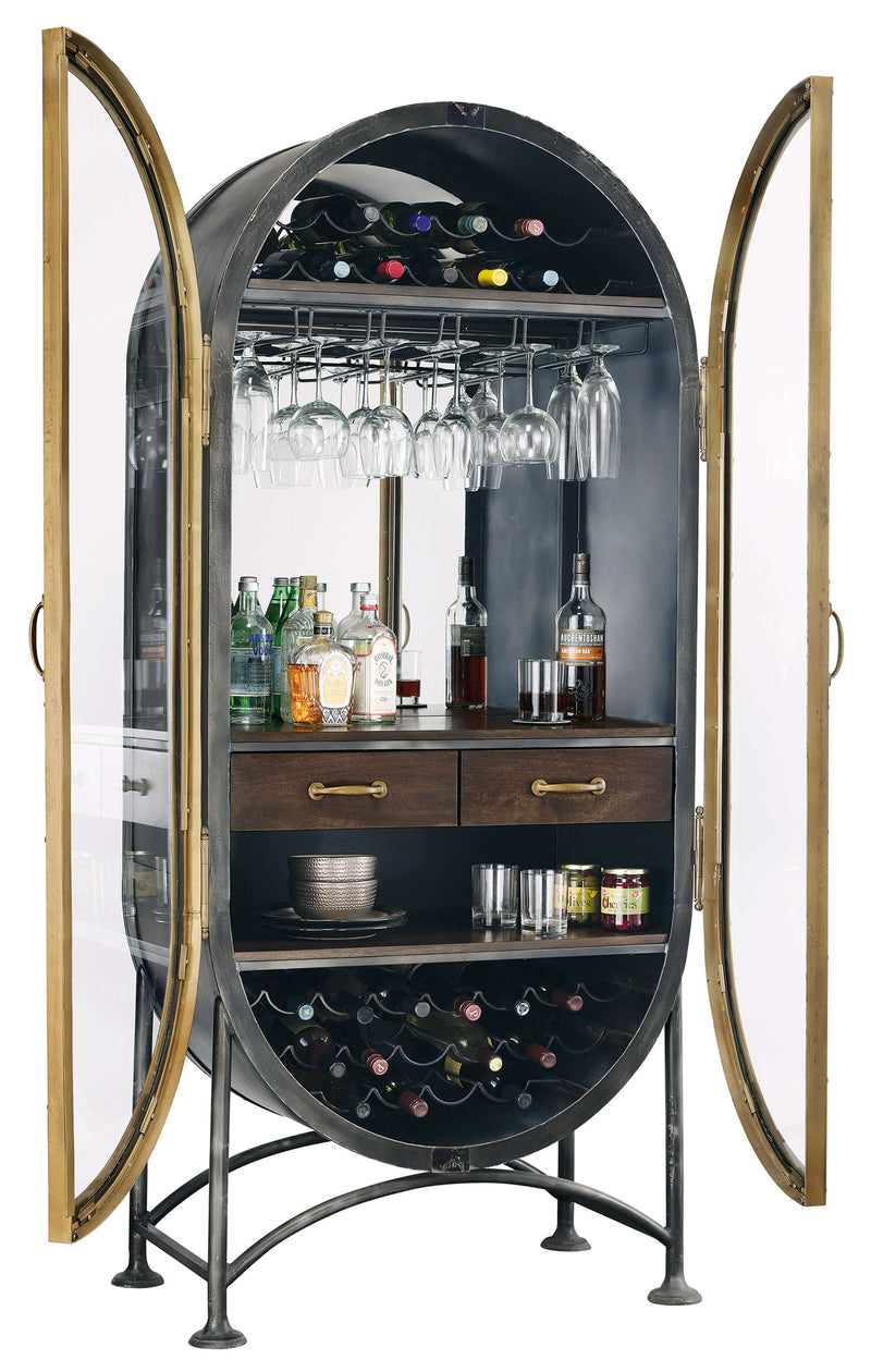 Boilermaker Wine & Bar Cabinet