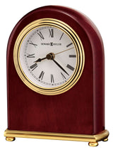 Rosewood Arch Tabletop Clock