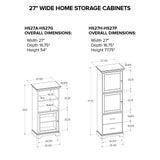 HS27B 27" Home Storage Cabinet