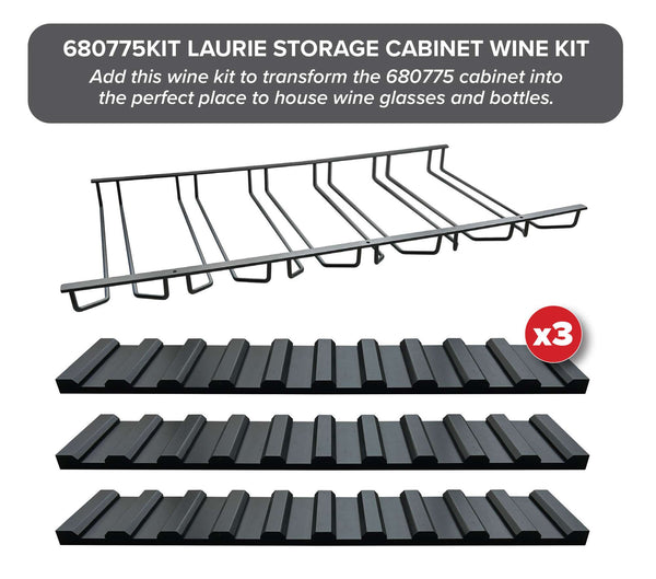 Laurie Storage Cabinet Wine Kit