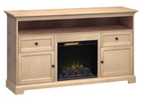 FT72D 72"Wide/41"Extra Tall Fireplace TV Console