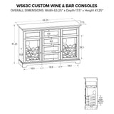 WS63C Custom Wine/Spirits Console