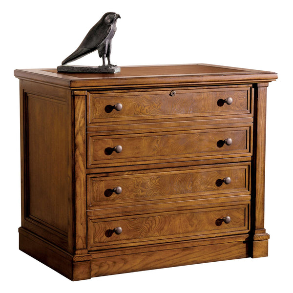 Urban Ash Burl Executive File Cabinet