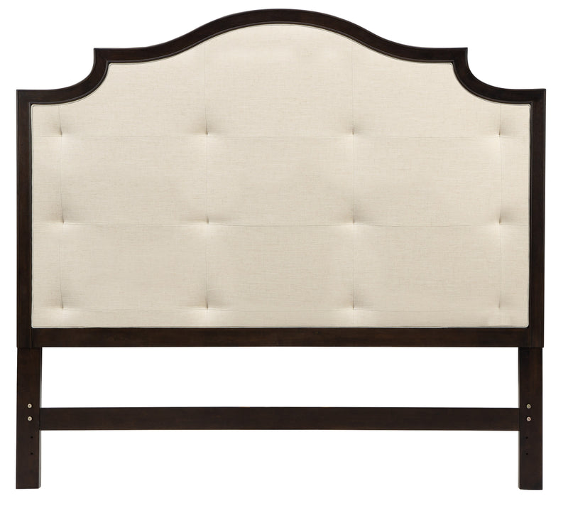 1747HBKY_G3 King Arched Headboard with Tufting