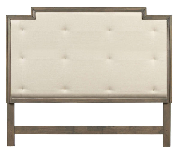 Queen Stepped Headboard with Tufting