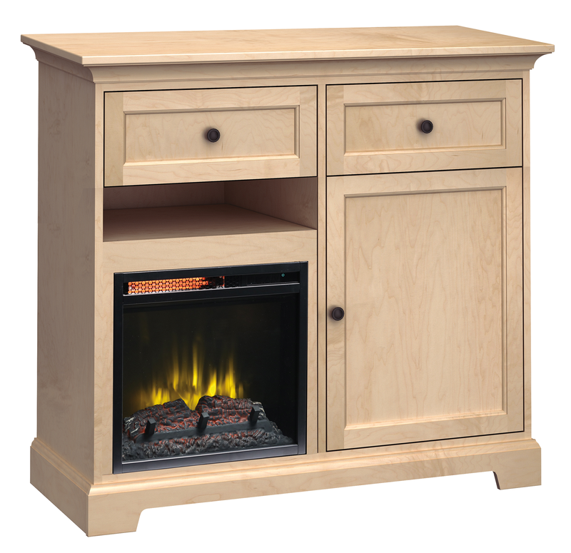 46" Wide / 41" Extra Tall Fireplace Console