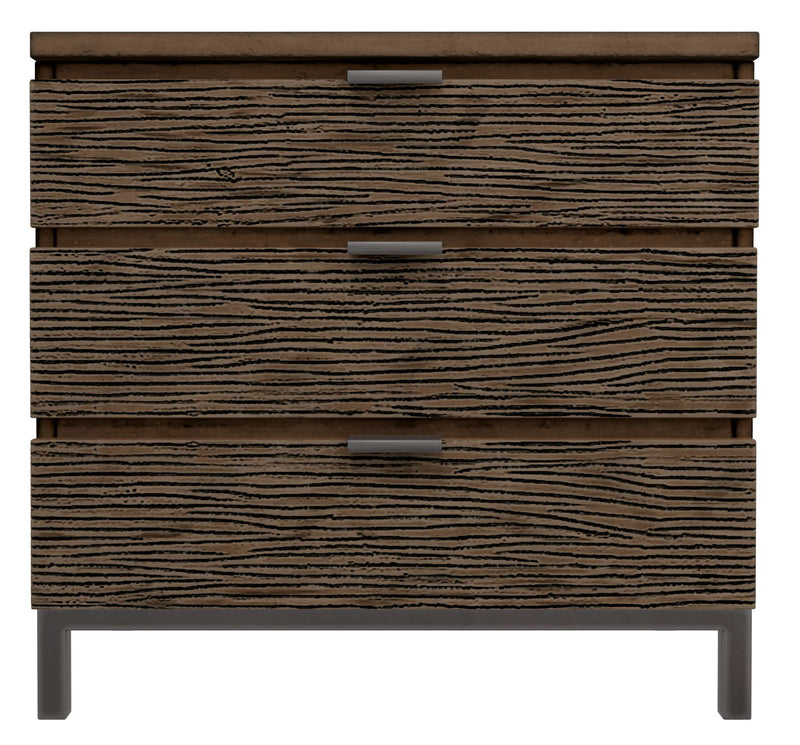 Organic Living Three Drawer Nightstand