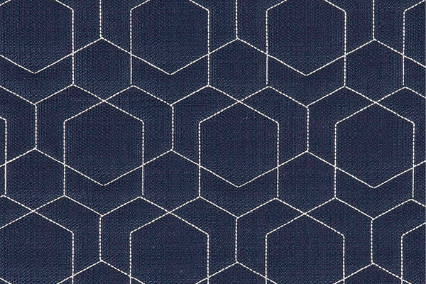 O'Hexlinen Quilt Navy & White