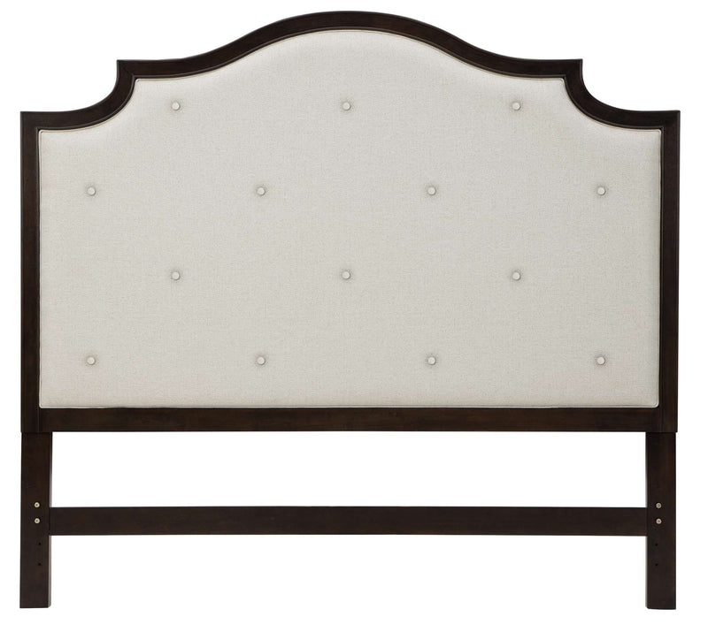 King Arched Headboard with Buttoning