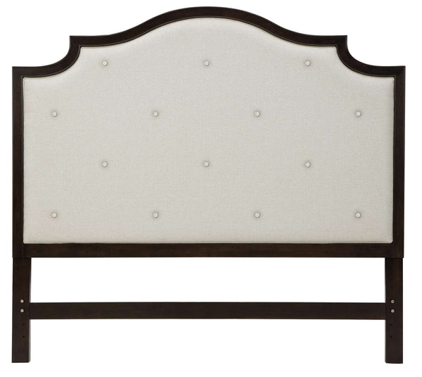 Queen Arched Headboard with Buttoning