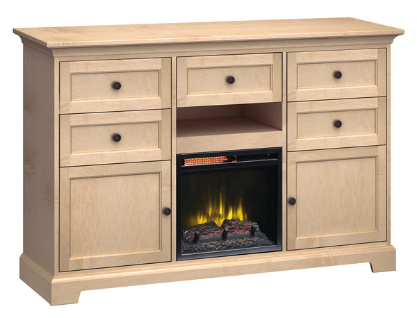 FT63E 63" Wide / 41" Extra Tall Fireplace Console
