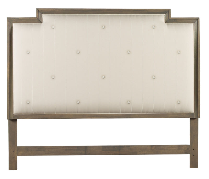 1746HBQP_G5 Queen Stepped Headboard with Buttoning
