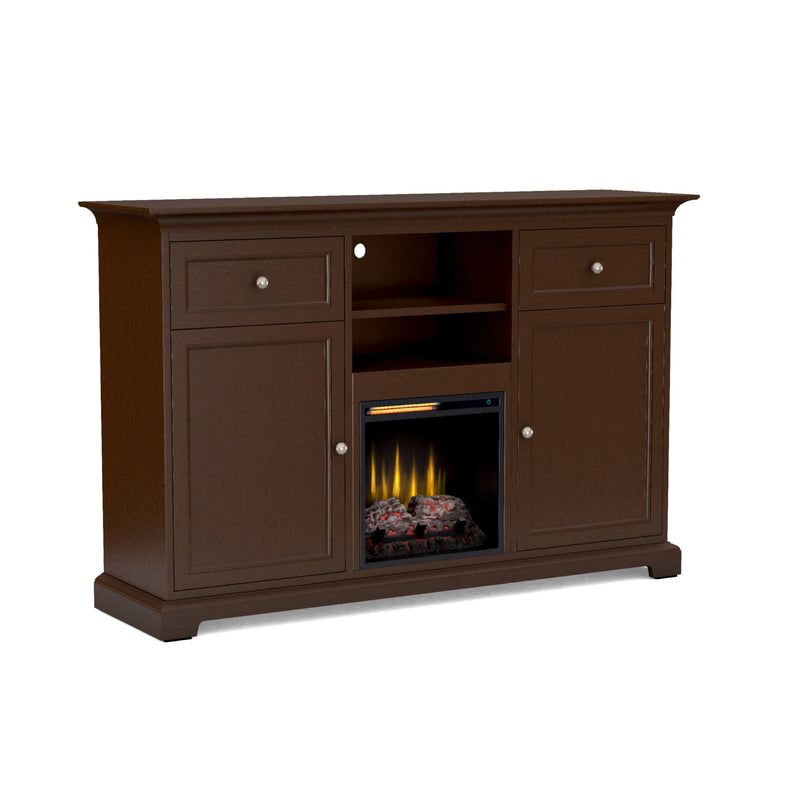 FT63A 63" Wide / 41" Extra Tall Fireplace Console